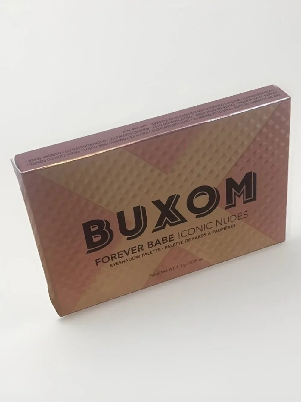 BUXOM Forever Babe Iconic Nudes Eyeshadow Palette - 8 Colors, Brand New In Box!
